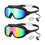 Kids Swimming Goggles – 2-Pack, Anti-Fog, UV Protection & Ear Plugs