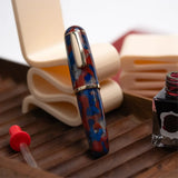 Acrylic Fountain Pen – EF 0.38 mm Nib, Smooth Ink Flow & 9 Colors