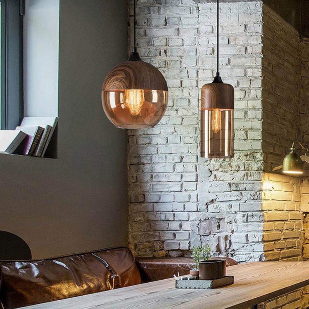NordLuna – Stylish Scandinavian Wooden Ceiling Lamp