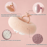 Exfoliating Shower Sponge – Massage Beads, Ring Handle & Suction Hook