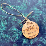 Names Of Jesus Jesus Advent Ornaments Christmas Hanging Decoration