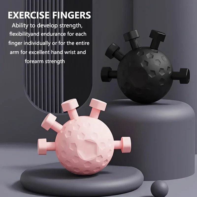 Finger Grip Ball Trainer – Adjustable Resistance, Rehab Support & Compact Design