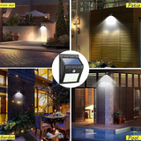 Solar LED Wall Light – Motion Sensor, IP65 Waterproof & 12-Hour Runtime