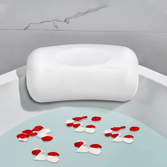 Ergonomic Bath Pillow – Non-Slip Grip, Water-Repellent Foam & Neck Support
