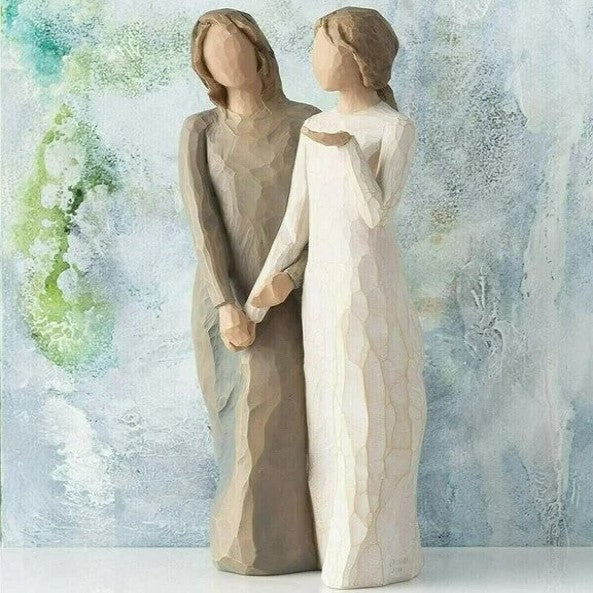 Handcrafted Resin Sister Figurine - Perfect Gift for Siblings and Home Decor