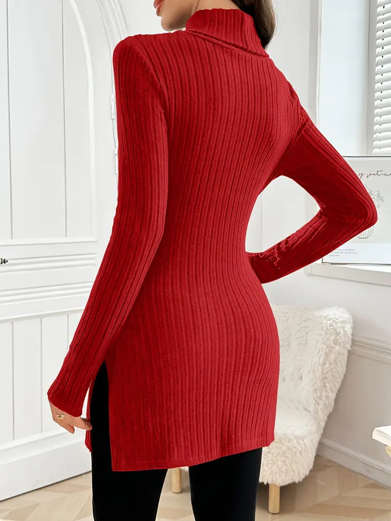 Sarah - Eleganter Langärmeliger Pullover mit Schmaler Passform für den Herbst | Stilvoller Damenpullover in Hochwertiger Qualität