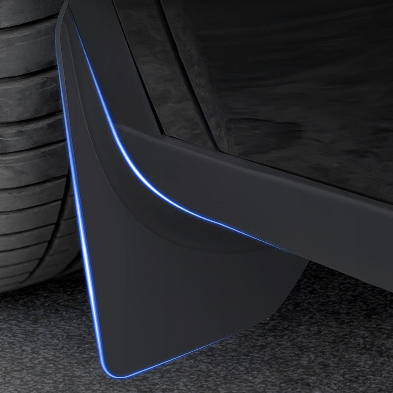Car Fender Mud Flaps – TPE Material, Black & Tesla Model 3/Y Compatible