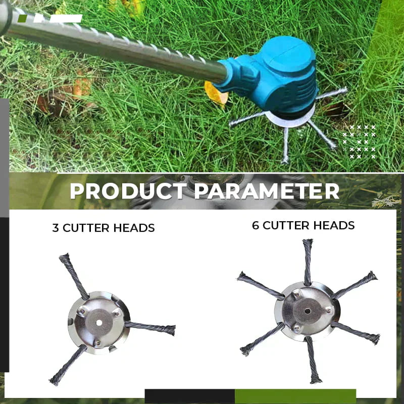 Optimized Product Title: "Stahl Unkrautschneider für Rasentrimmer – Hochwertiger Unkrautentferner für Gartenpflege" 

This title includes relevant keywords while emphasizing quality and purpose, making it more appealing for Google Shopping.