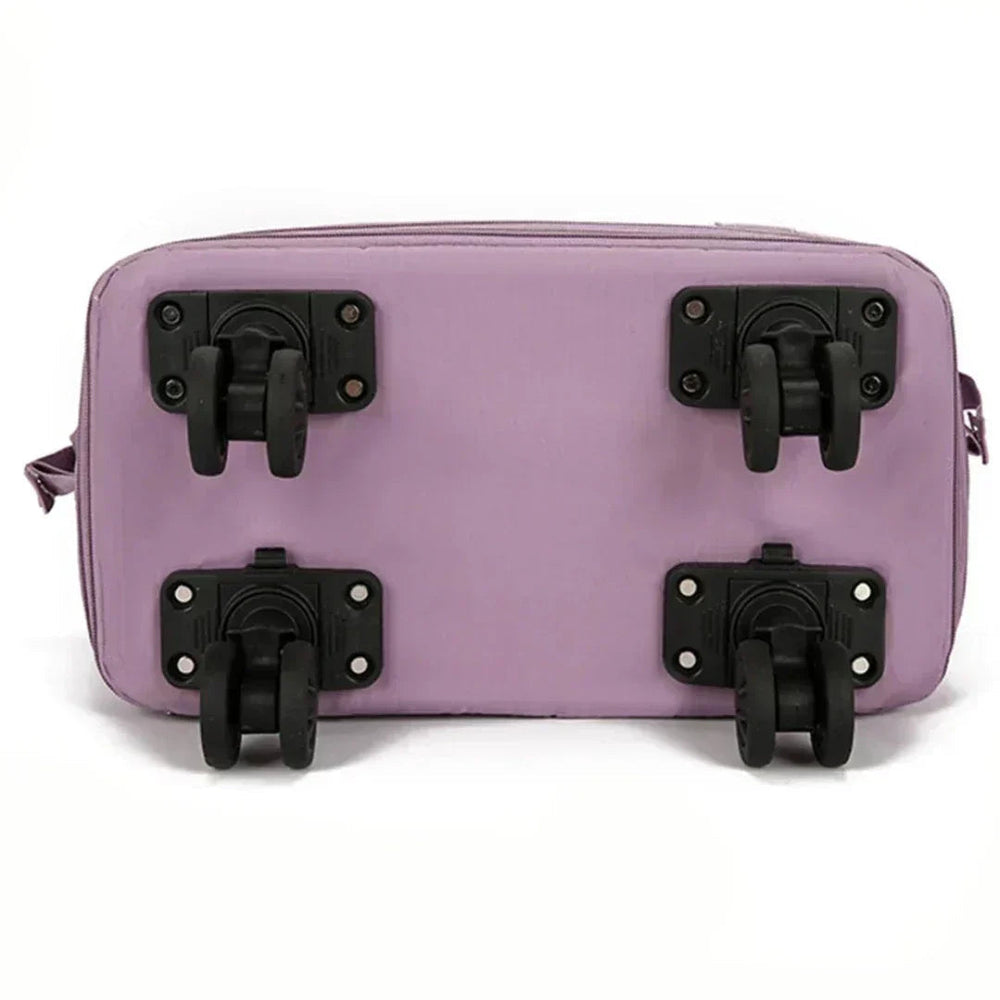 Rolling Travel Duffel Bag – Expandable Polyester, Wheeled & Multi-Compartment