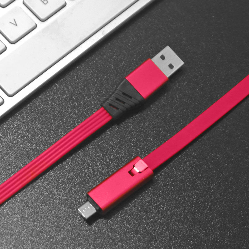 Adjustable Charging Cable – 150cm Cuttable Length & USB-C/Android/iPhone Compatible