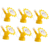 Sunflower Bottle Watering Spouts – 6-Pack, Plastic & Universal Bottle Fit