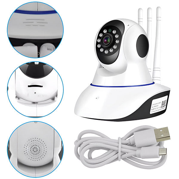 Enhanced Product Title: **WLAN-Überwachungskamera mit Nachtsicht und Bewegungsmelder – HD-Videoüberwachung für Innen und Außen** 

This title includes additional keywords that can improve search visibility and appeal to potential buyers.