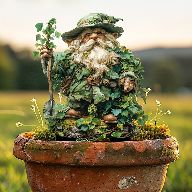 Acrylic Garden Stakes – 6 Mystical Figures, 19×30cm & Weather-Resistant