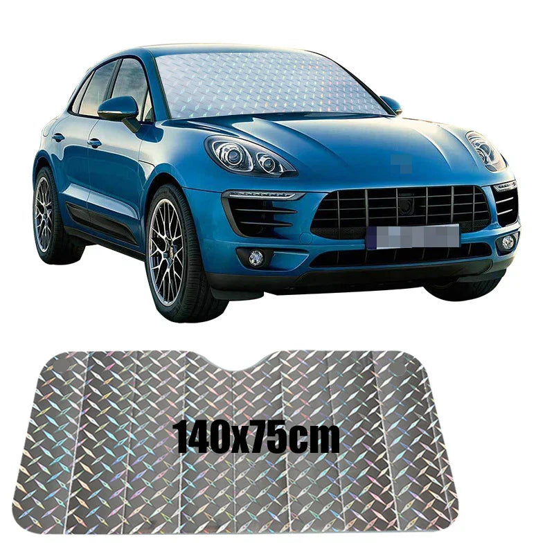 Car Windshield Sun Shade – Reflective UV & Heat Protection, 4 Sizes