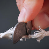 Mini Titanium Bottle Opener – Damascus Steel Blade, Keychain Size & 4.46cm Compact