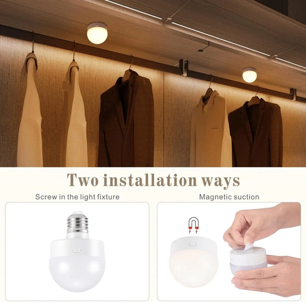Optimized Product Title: **Wiederaufladbare RGB-LED-Lampe E27 mit Fernbedienung – Kabelloses Design für flexible Beleuchtung**