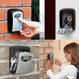 4-Digit Key Lock Box – Weatherproof Aluminium, Wall-Mounted & 5-Key Capacity