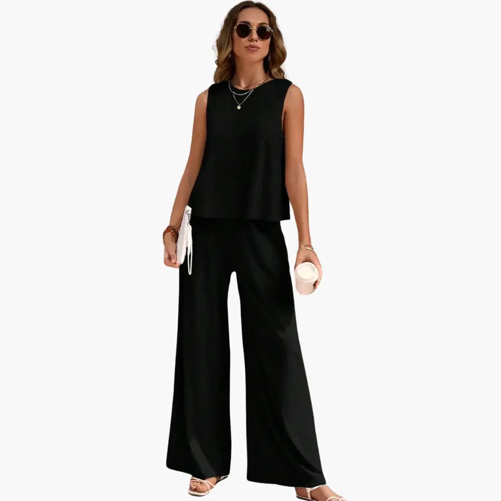 Women's Two-Piece Set – Comfortable Fit & Summer Casual Style