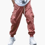 Men's Cargo Jogger Pants – Drawstring Waist & Elastic Cuffs