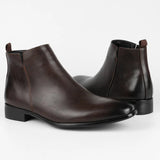 Lars – Classic Retro Leather Boots for Men