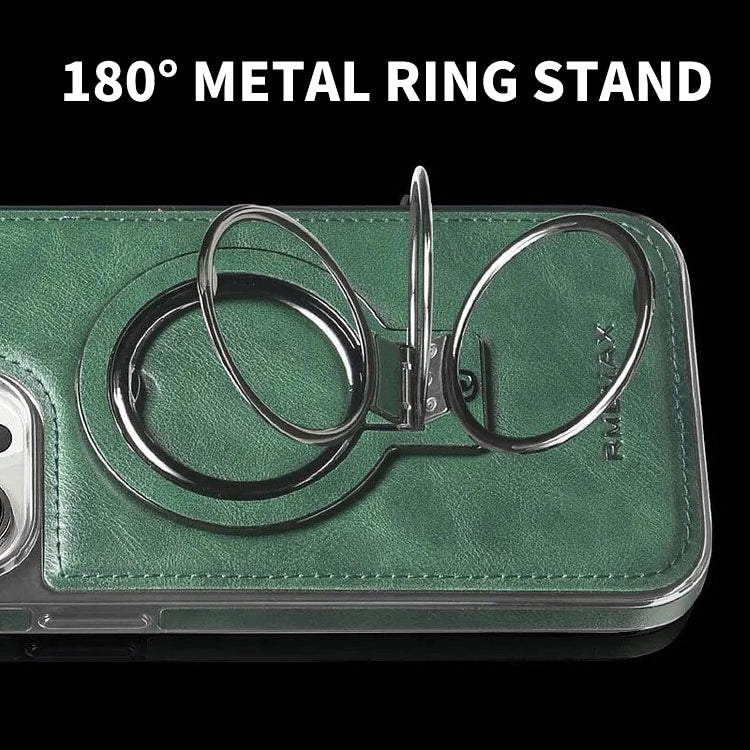 Premium Leder iPhone-Hülle mit Magnetischem Ständer – Ultimativer Schutz & Stil