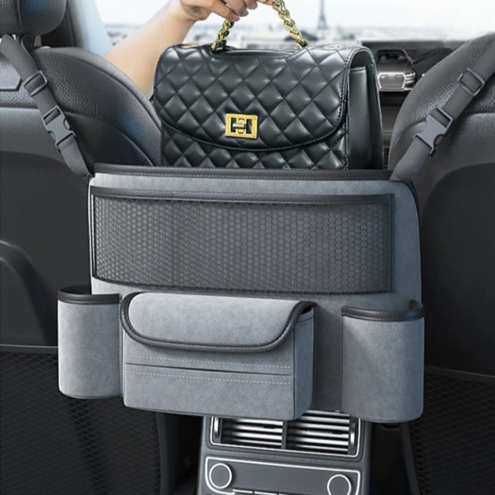 Car Seat Gap Organizer – Multi-Pocket, Strap Mount & Universal Fit