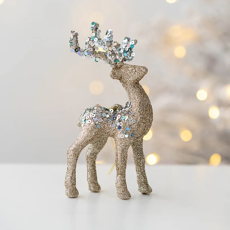 Sparkling Deer Ornament – Luxury Christmas Reindeer Decoration