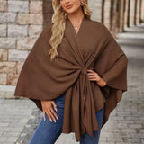Enhanced Product Title: "Lia™ Stylish Schicker Poncho - Trendy Women's Outerwear for All Seasons" 

This title includes keywords that potential customers might search for, such as "stylish," "trendy," and "women's outerwear," while still highlighting the