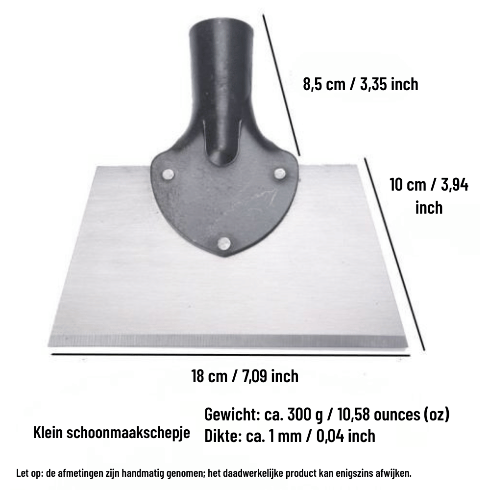 Garden Scraper Hoe – Manganese Steel Blade, Wooden Handle & 18/25/30cm Sizes