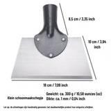 Garden Scraper Hoe – Manganese Steel Blade, Wooden Handle & 18/25/30cm Sizes