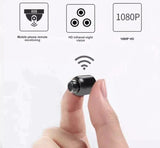 BowLift | 2-Pack Mini WiFi Security Camera | 1080P HD, 140° Wide-Angle, Night Vision, Motion Detection (32GB SD Included)