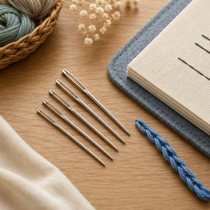 Embroidery Starter Kit – 106 Stitches, Bamboo Hoop & 86-Piece Accessory Set