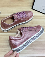Sienna – Women's Platform Glitter Sneakers