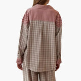 Women's Pajama Set – Button Top & Elastic Pants