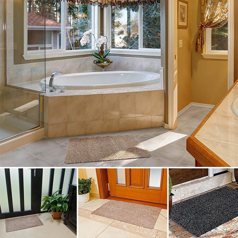 Ultra-Absorbent Door Mat – Nano-Tech, 70×45cm, Non-Slip Rubber Base & Machine Washable