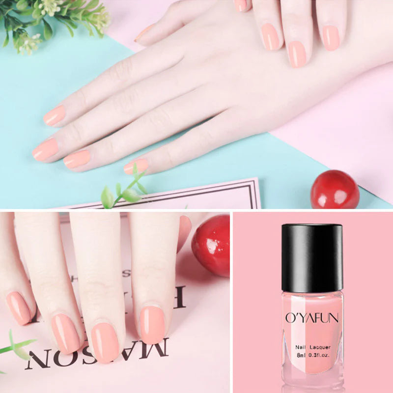 Peel-Off Nail Polish – Water-Based Formula, 9 ml & 17 Shades