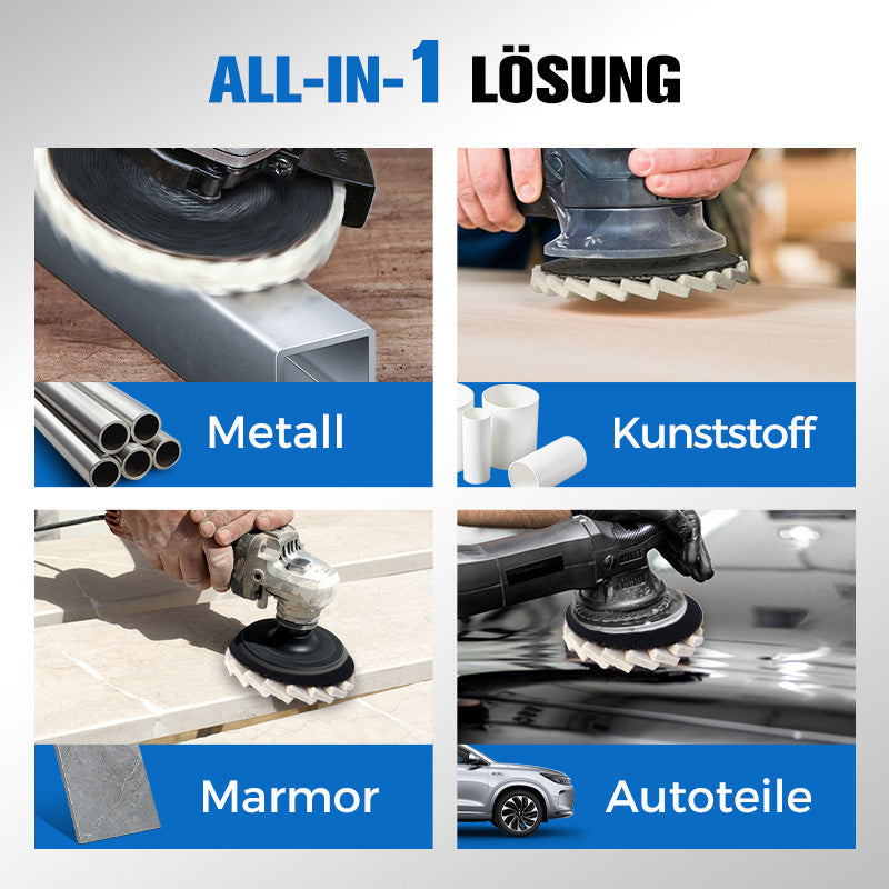 Wool Felt Polishing Disc – Angle Grinder, 115mm & 125mm Mirror Finish