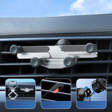 Car Phone Mount – 360° Rotation, Vent/Suction Clip & Aluminum Build