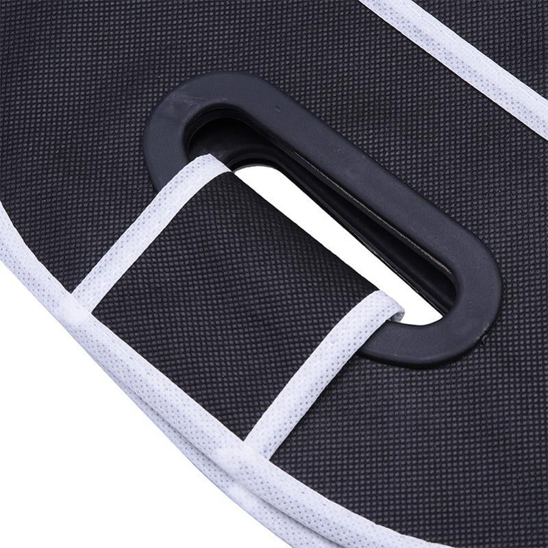 Foldable Car Trunk Organizer – Waterproof, 3 Compartments & Black Nonwoven