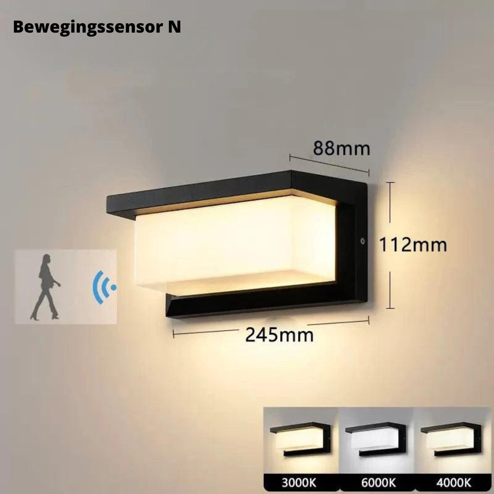 Optimized Product Title:  
"Wetterfeste 20W Außen-LED-Wandleuchte mit Bewegungsmelder – Energiesparend & Langlebig für Sicherheit im Freien"  

This title includes relevant keywords while providing additional details that may attract potential buyers.
