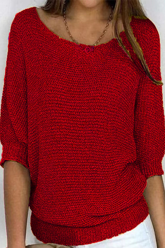 Batwing Sleeve Women's Sweater with Loose Fit – Mira - 2