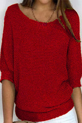 Batwing Sleeve Women's Sweater with Loose Fit – Mira - 2