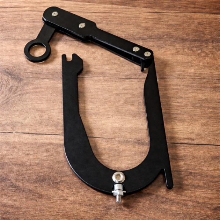 Rope Clip Tensioner – 8 cm ABS Plastic, Quick-Threading & Reusable