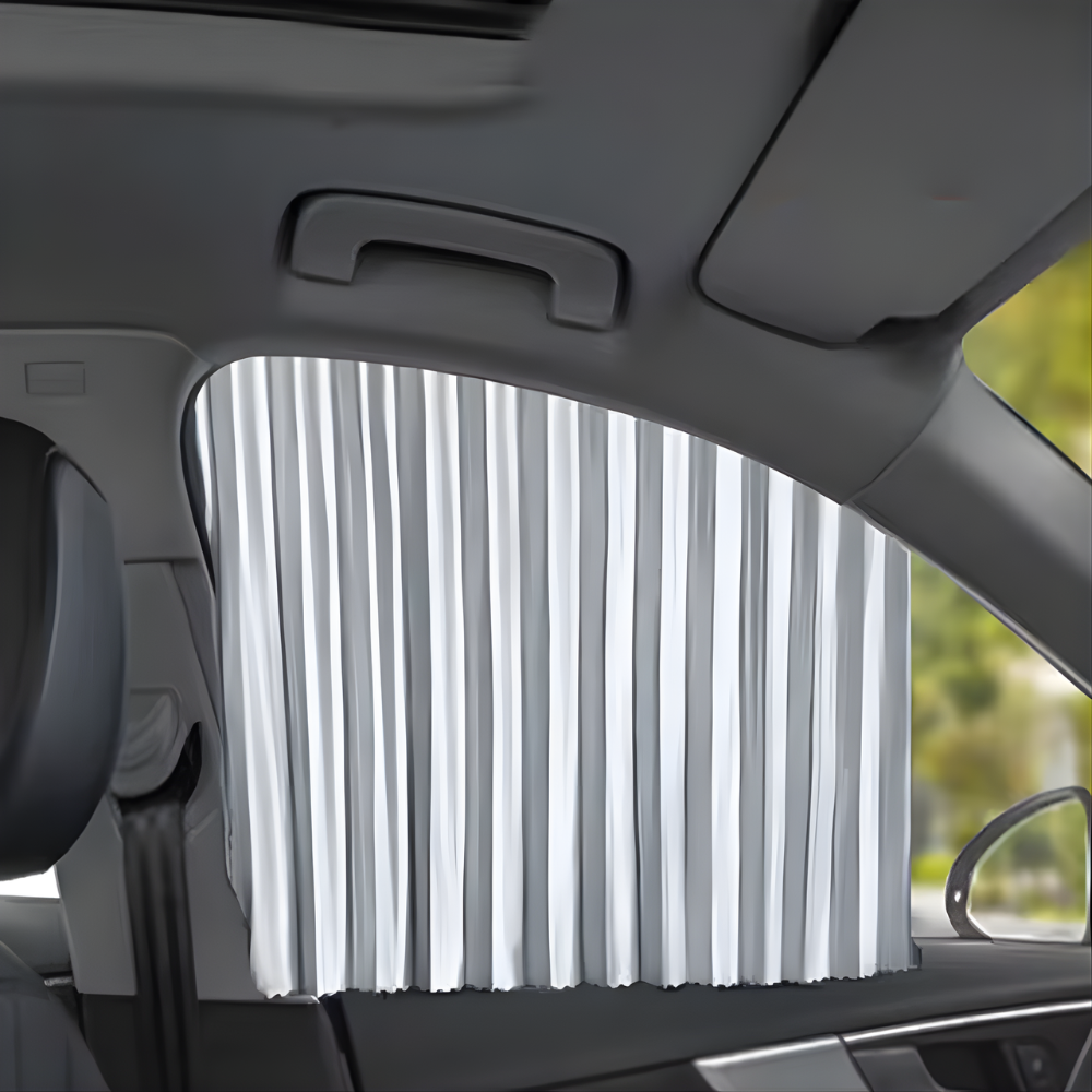 Magnetic Car Window Sun Shade – Polyester, 45×70cm & 2-Pack