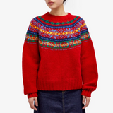 Vintage Carlotta™ Women's Pullover Sweater - Cozy Knit, Classic Style, Perfect for Layering