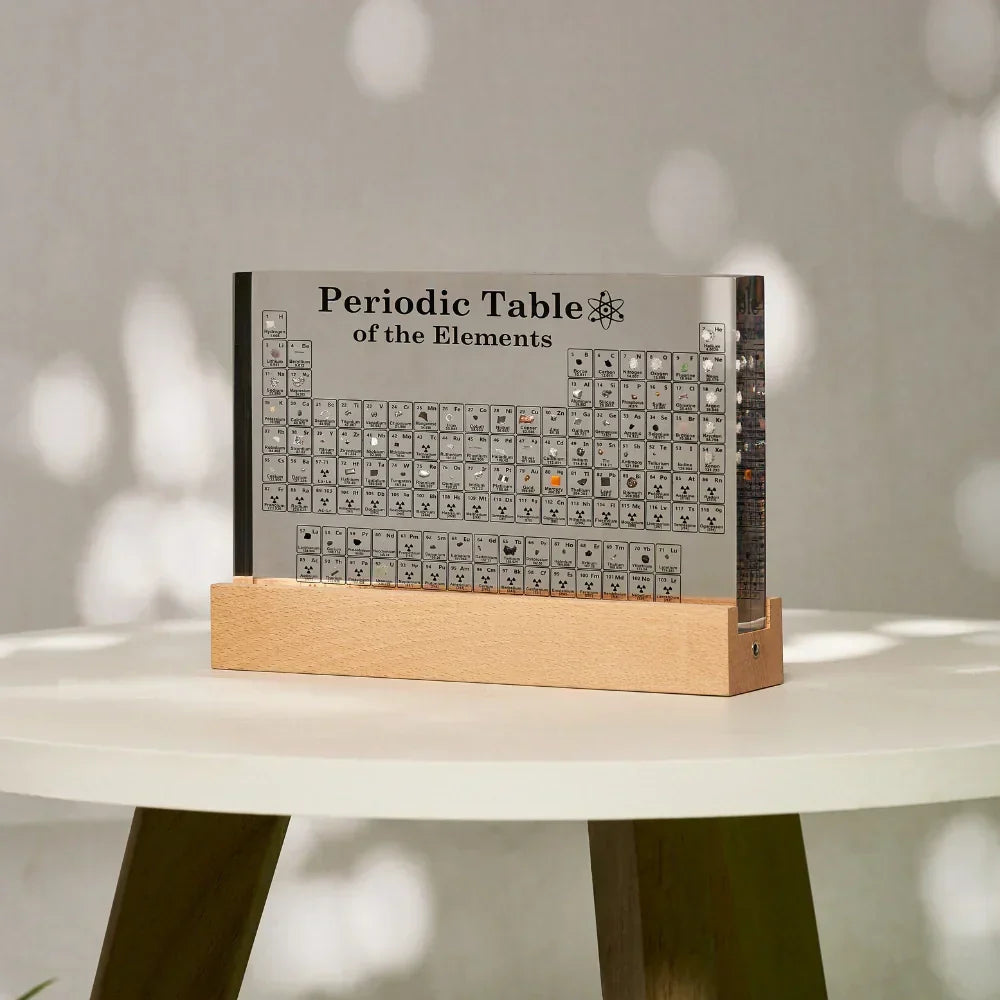 Elementa – Illuminated Periodic Table with Real Elements