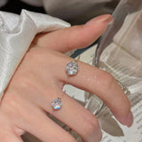 Kalsten | S925 1-2 Carat Moissanite Invisible Band Ring