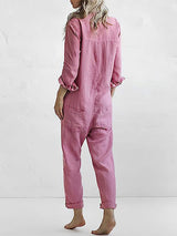 Liv – Casual Cotton Jumpsuit with Pockets