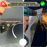 Metal Cutting Drill Attachment – Burr-Free Cuts, Double Head & Universal Fit