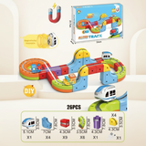 Magnetic Anti-Gravity Train Set – DIY Build, Electric Locomotive & 12-68 Piece Options